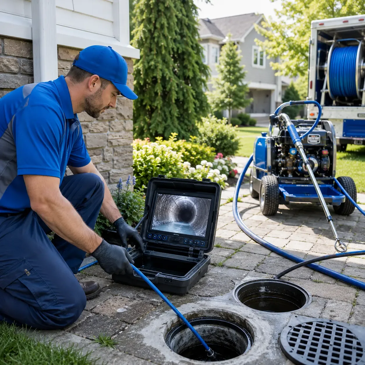 Outdoor drain cleaning professionals serving Falcon, NC