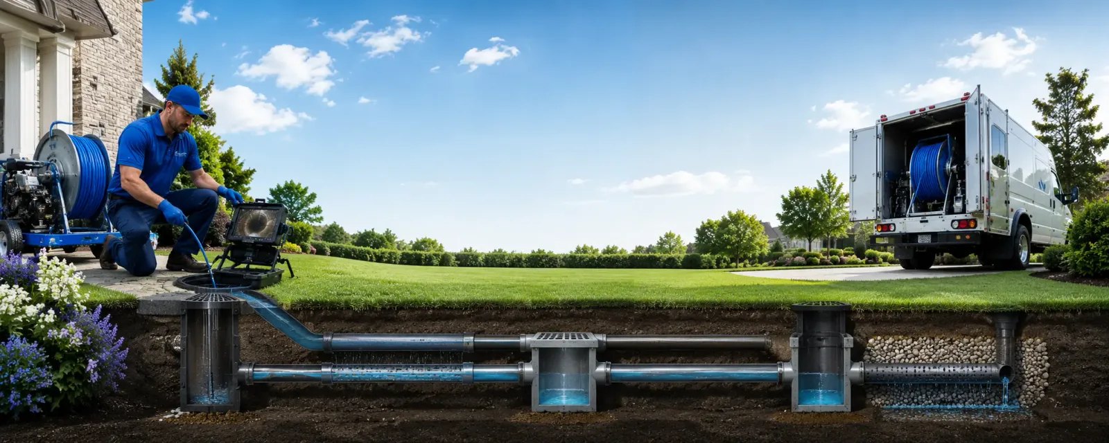 Outdoor drain cleaning information for Falcon, NC